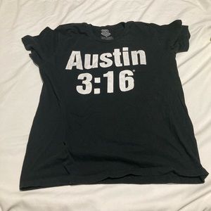 WWE stone cold t shirt black size large